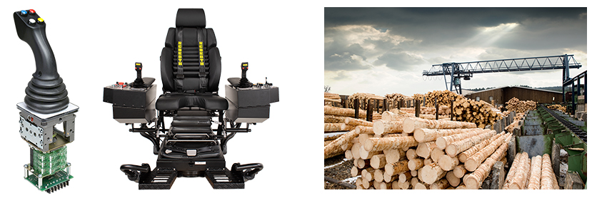 Joysticks & Chair Systems for the Wood & Paper Industry